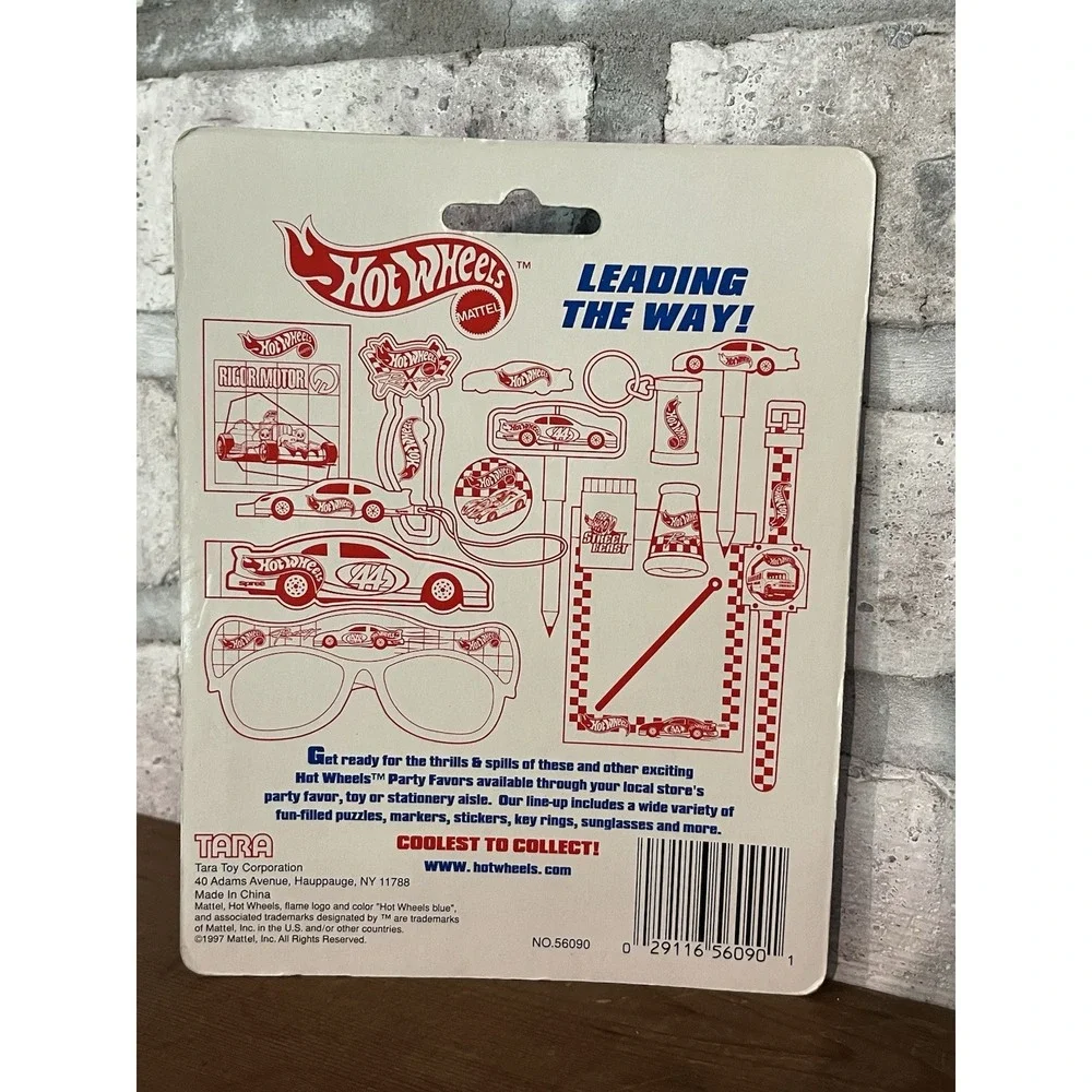 1997 Hot Wheels ~ Party Favors ~ 4‎ Book Marks